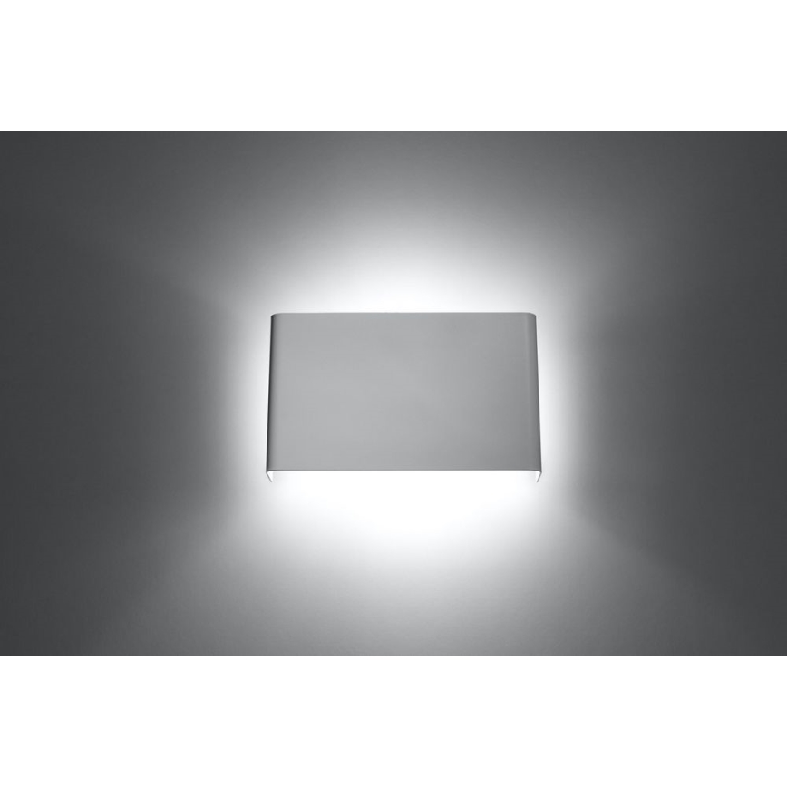 Sollux SL.0419 - Seinavalgusti COPERTURA 2xG9/40W/230V valge