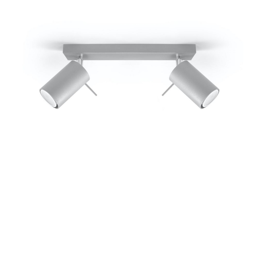 Kohtvalgusti lakke RING 2xGU10/10W/230V