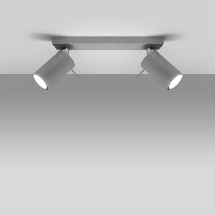 Kohtvalgusti lakke RING 2xGU10/10W/230V