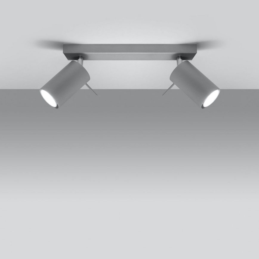 Kohtvalgusti lakke RING 2xGU10/10W/230V