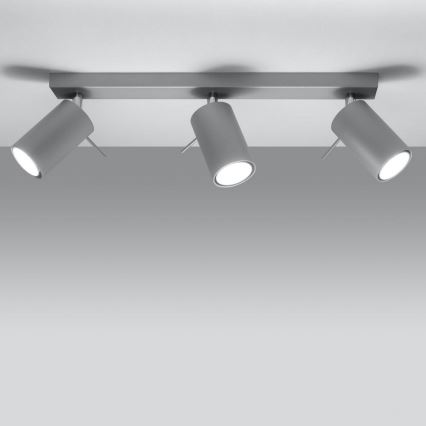Kohtvalgusti lakke RING 3xGU10/10W/230V