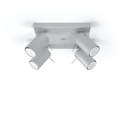 Kohtvalgusti lakke RING 4xGU10/10W/230V