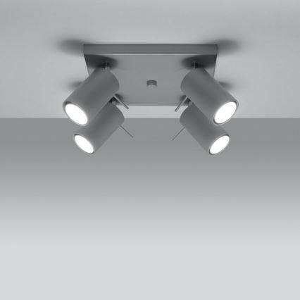Kohtvalgusti lakke RING 4xGU10/10W/230V