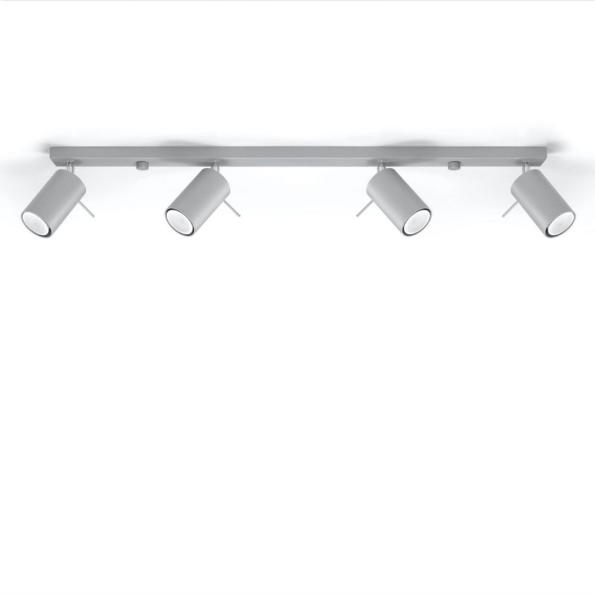 Kohtvalgusti lakke RING 4xGU10/10W/230V