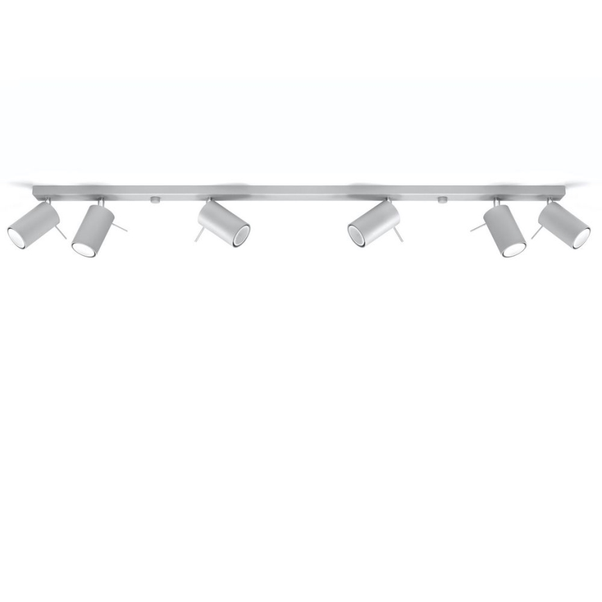 Kohtvalgusti lakke RING 6xGU10/10W/230V