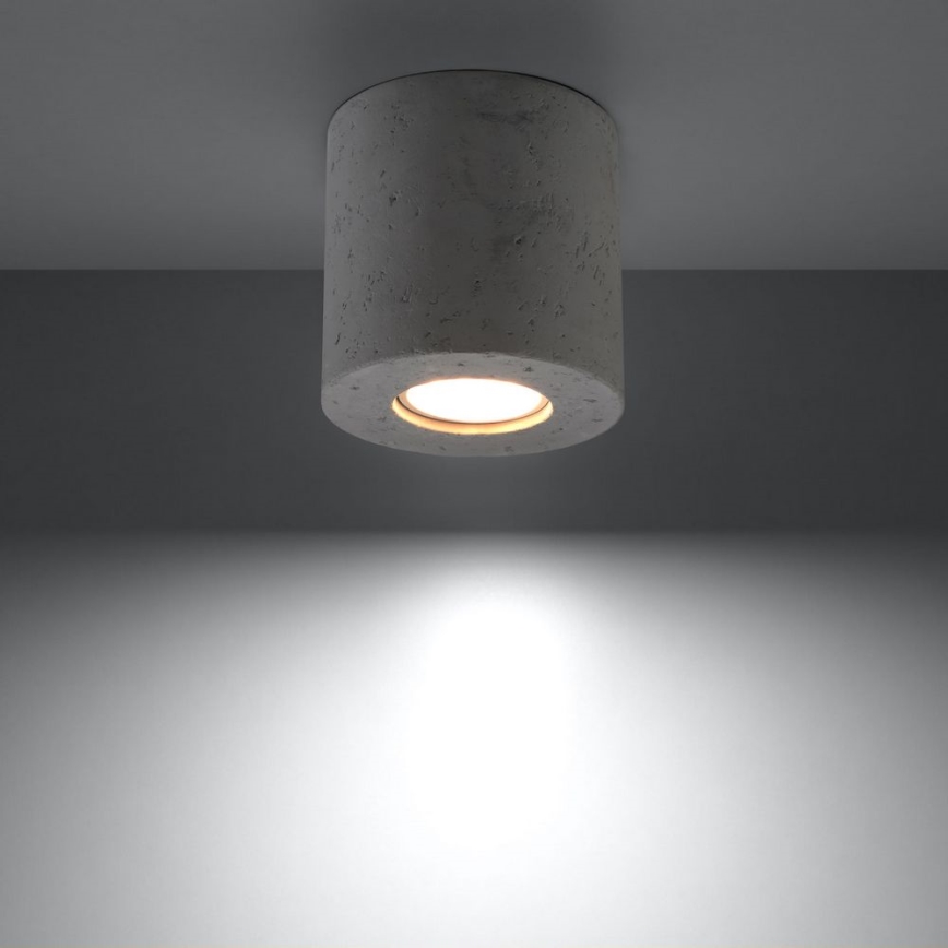Kohtvalgusti ORBIS 1xGU10/10W/230V betoon