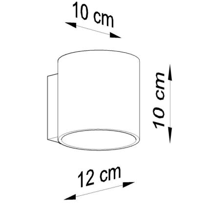 Kohtvalgusti seinale ORBIS 1xG9/40W/230V pöök