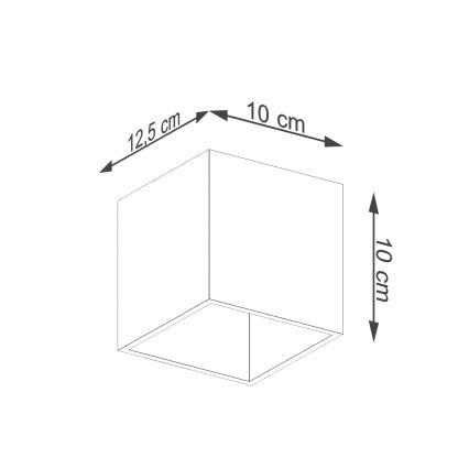 Kohtvalgusti seinale QUAD 1 1xG9/8W/230V antratsiit