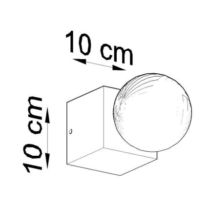 Seinavalgusti ABEL 1xE27/15W/230V pöök