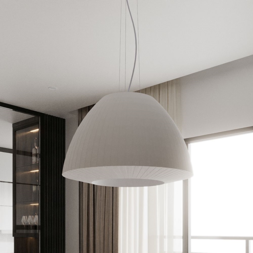 Lühter BELLA 3xE27/60W/230V d. 60 cm valge