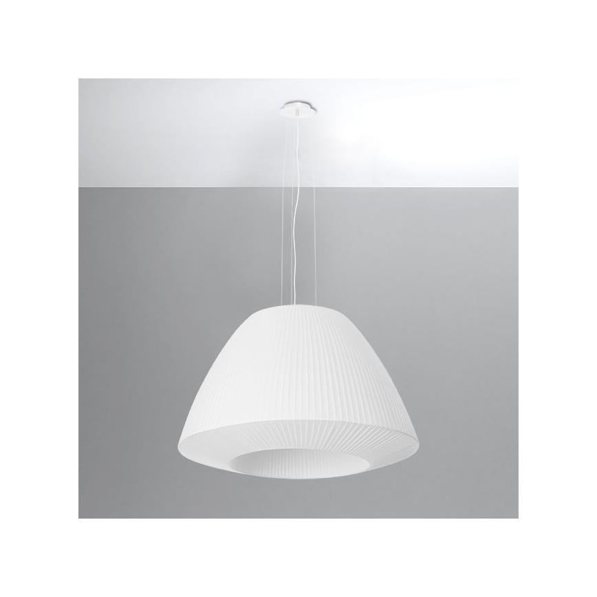 Lühter BELLA 3xE27/60W/230V d. 60 cm valge
