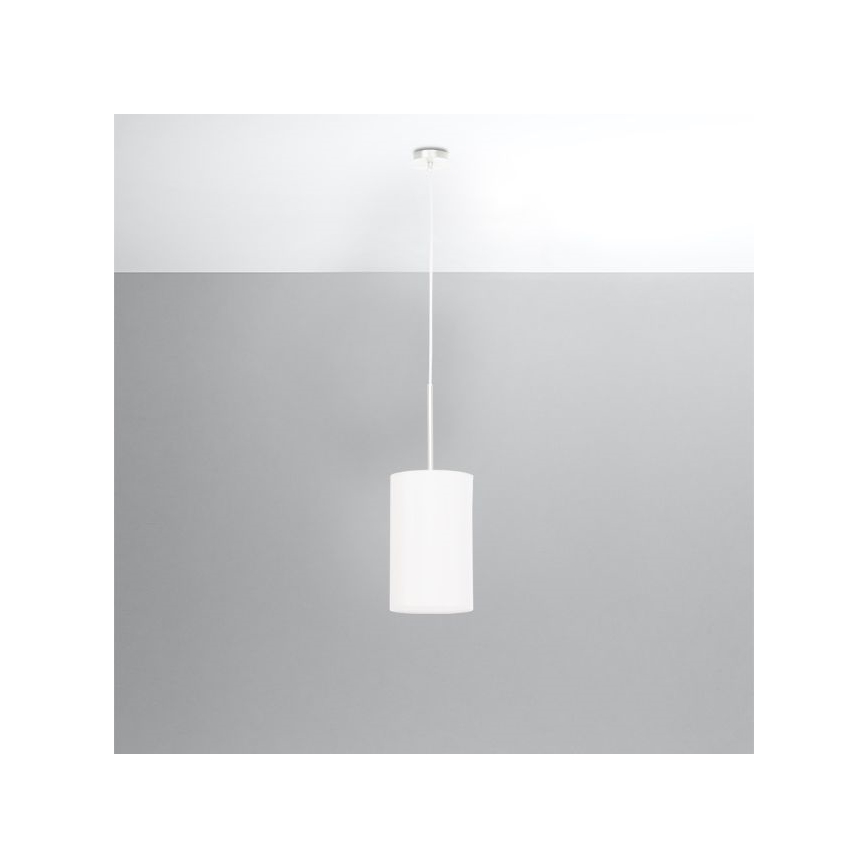 Lühter OTTO 1xE27/60W/230V d. 15 cm valge