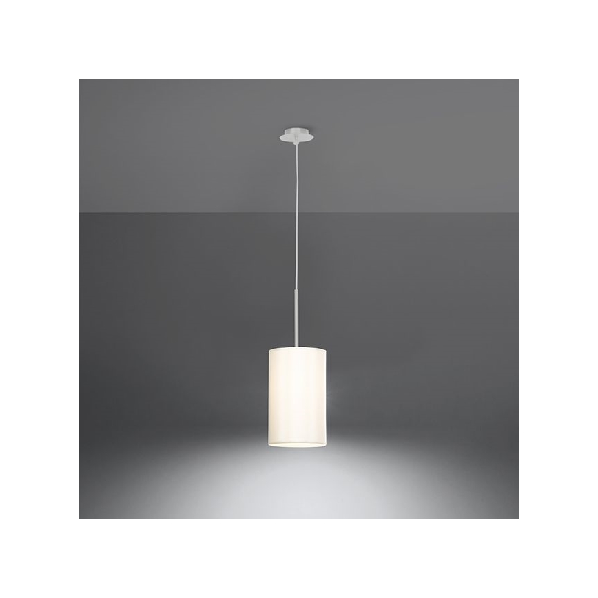 Lühter OTTO 1xE27/60W/230V d. 15 cm valge