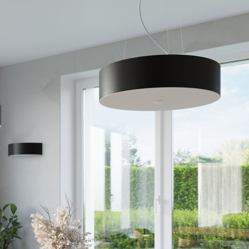 Lühter SKALA 3xE27/60W/230V d. 30 cm must