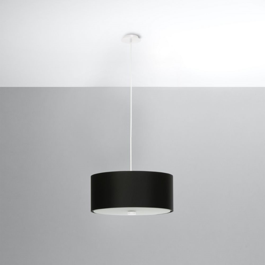 Lühter SKALA 3xE27/60W/230V d. 30 cm must