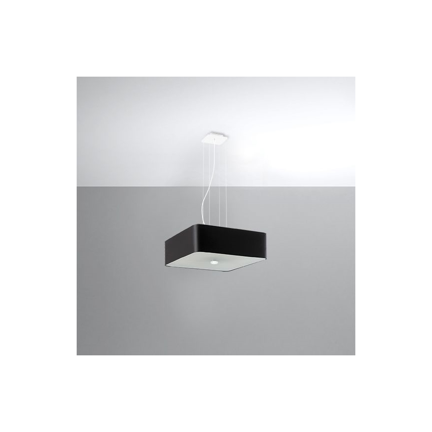 Lühter LOKKO 5xE27/60W/230V 45 cm must