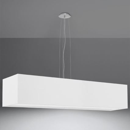 Lühter SANTA 5xE27/60W/230V 120 cm valge