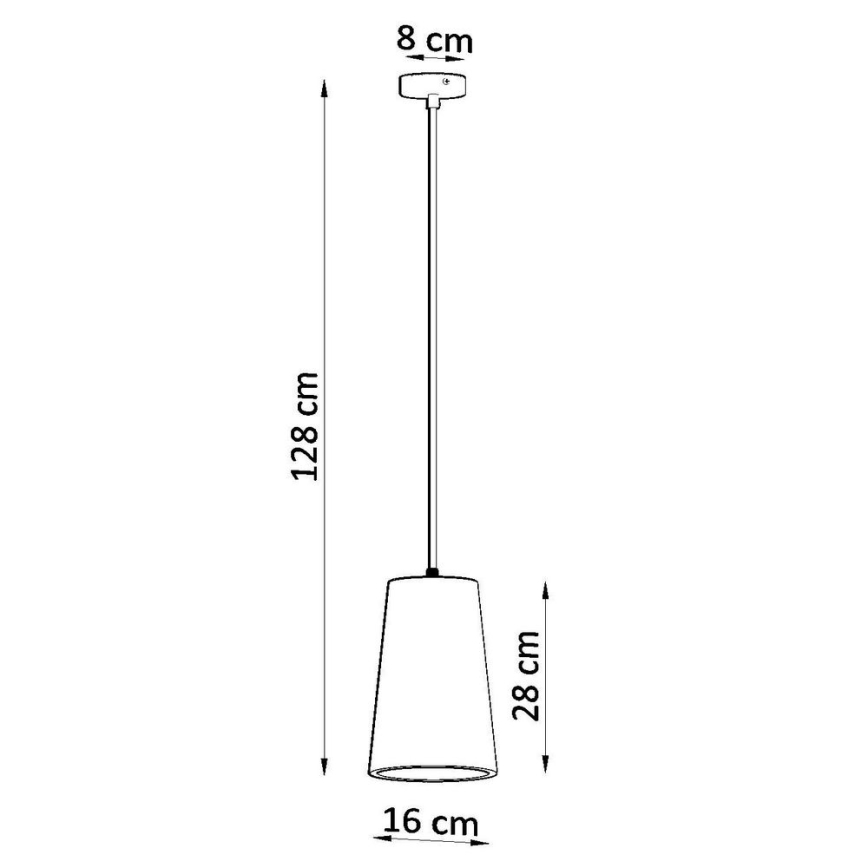 Lühter GULCAN 1xE27/15W/230V