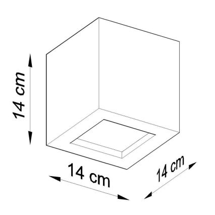 Seinavalgusti LEO 1xE27/60W/230V hall