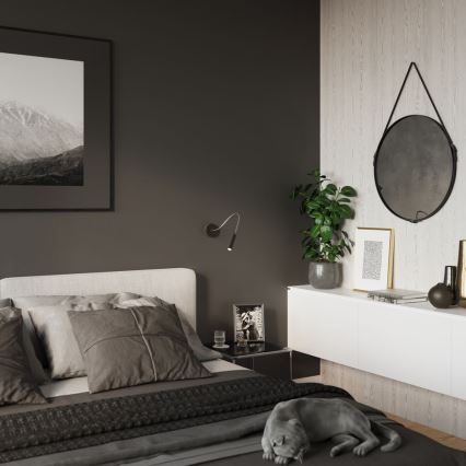 Paindlik väike lamp AXIL 1xG9/12W/230V must