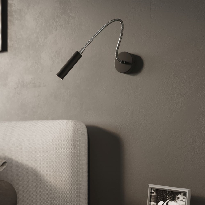 Paindlik väike lamp AXIL 1xG9/12W/230V must