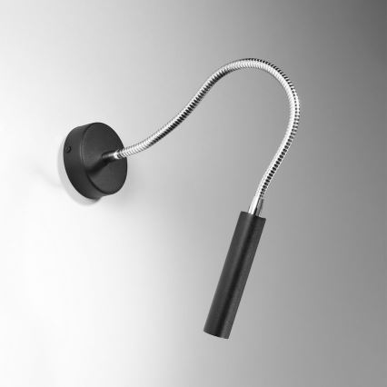 Paindlik väike lamp AXIL 1xG9/12W/230V must