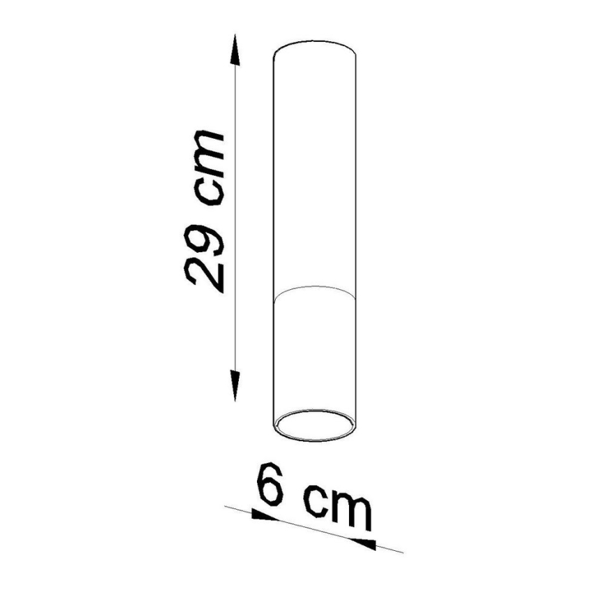 Kohtvalgusti LOOPEZ 1xGU10/10W/230V must/läikiv kroom