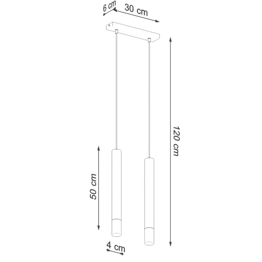 Lühter VIZIER 2xG9/40W/230V valge