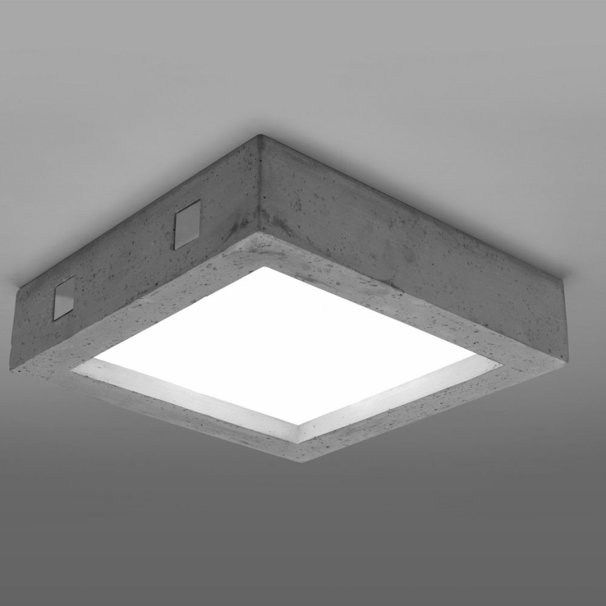 LED Laevalgusti RIZA LED/18W/230V betoon