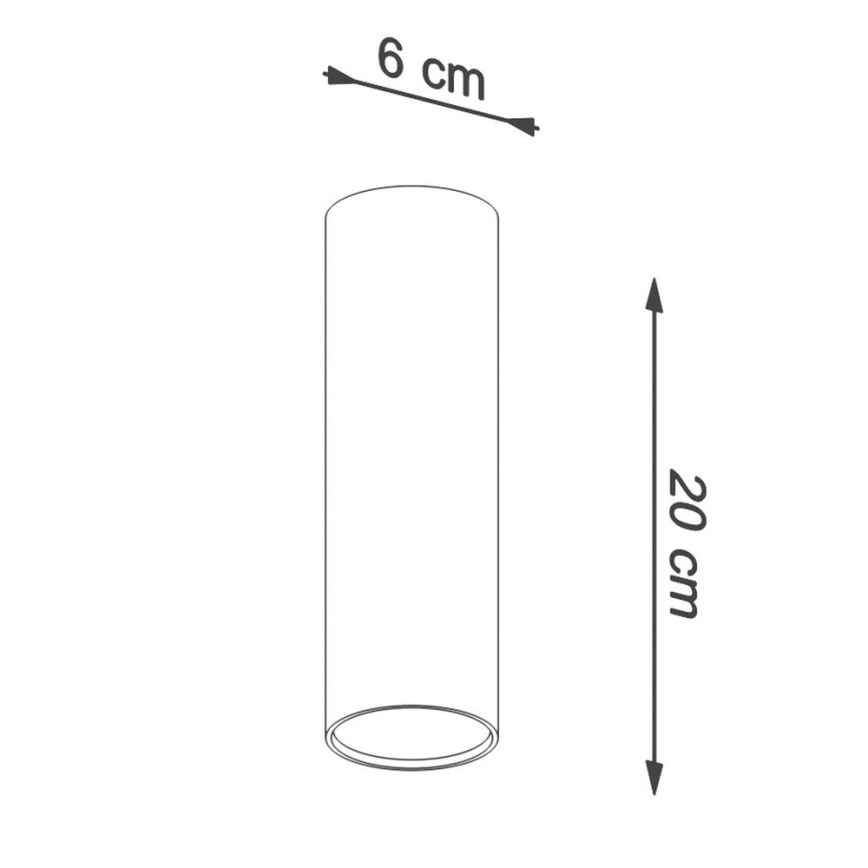 Kohtvalgusti LAGOS 1xGU10/10W/230V 20 cm valge
