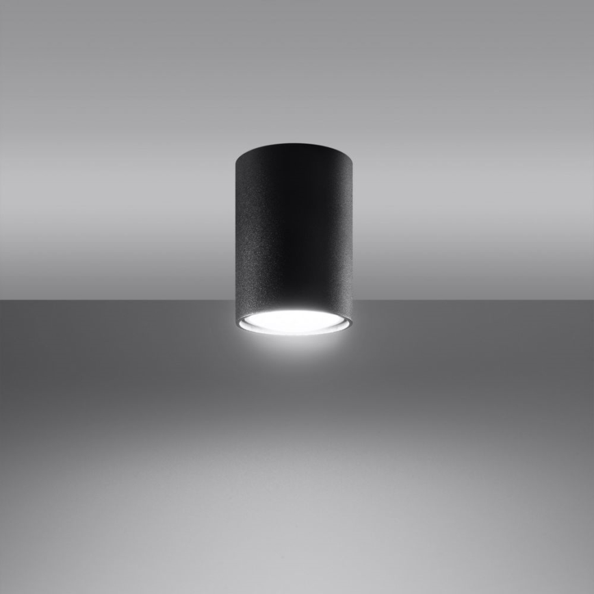 Kohtvalgusti LAGOS 1xGU10/10W/230V 10 cm must