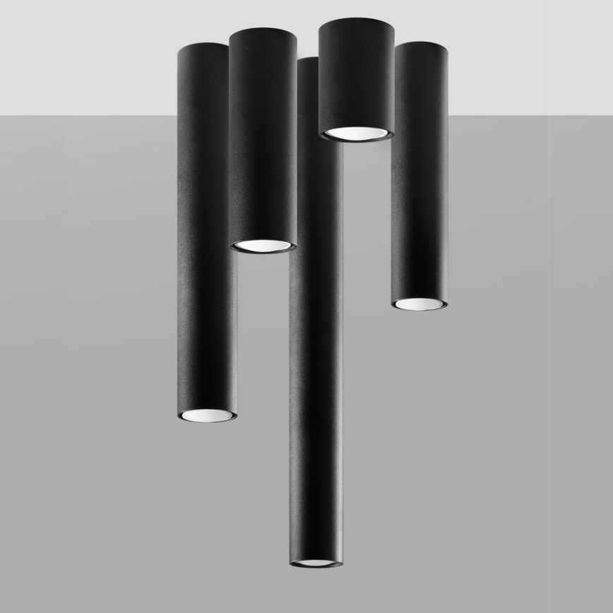 Kohtvalgusti LAGOS 1xGU10/10W/230V 10 cm must
