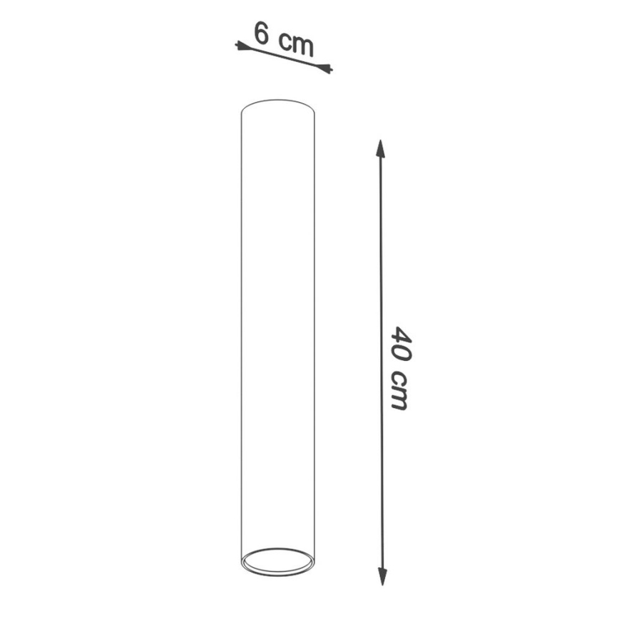 Kohtvalgusti LAGOS 1xGU10/10W/230V 40 cm must