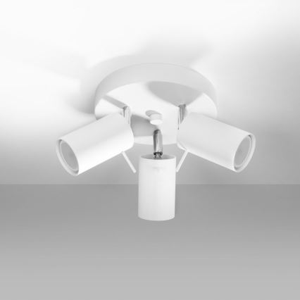 Kohtvalgusti RING 3xGU10/10W/230V valge