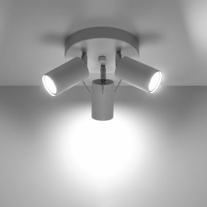 Kohtvalgusti RING 3xGU10/10W/230V valge