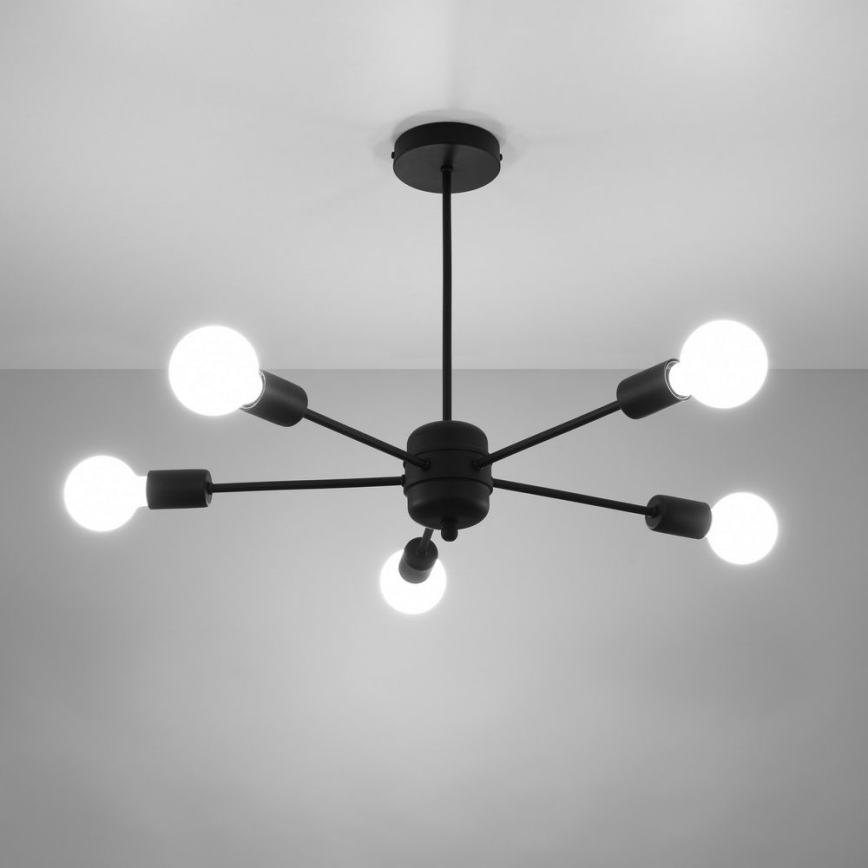 Lühter LANGO 5xE27/60W/230V must