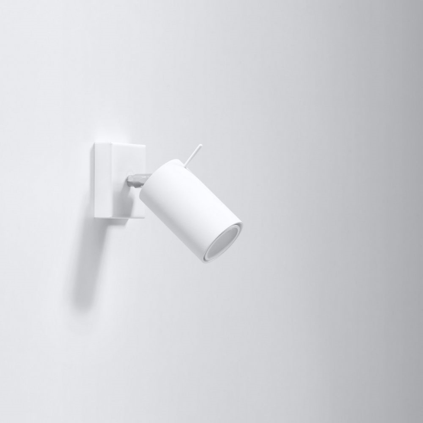 Kohtvalgusti seinale RING 1xGU10/10W/230V valge