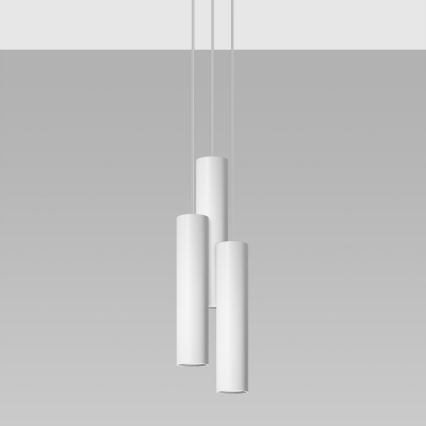 Lühter LAGOS 3xGU10/10W/230V valge