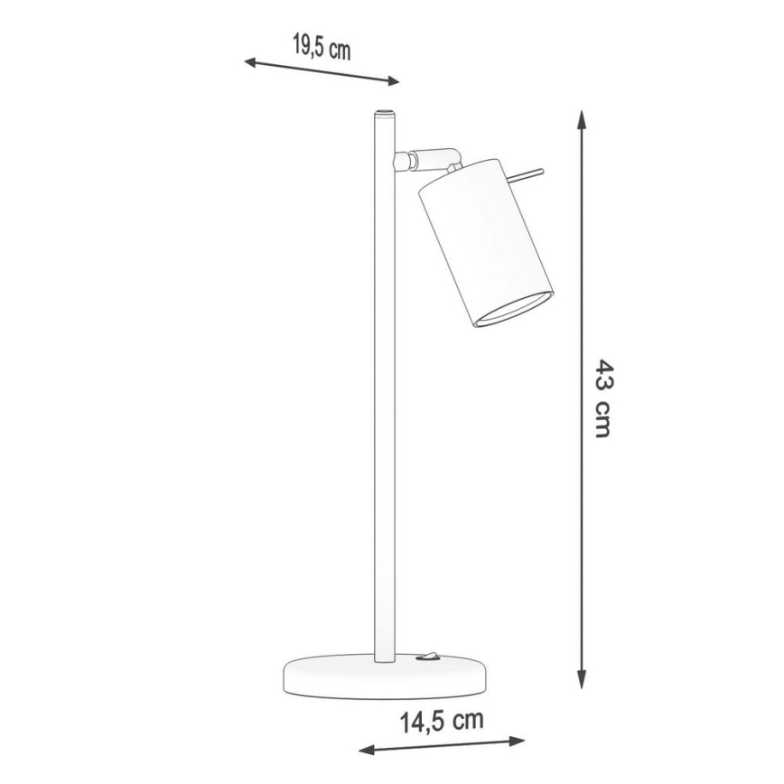 Laualamp RING 1xGU10/10W/230V must