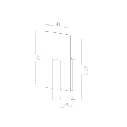 Laelamp LAPPO 2xE27/15W/230V beež