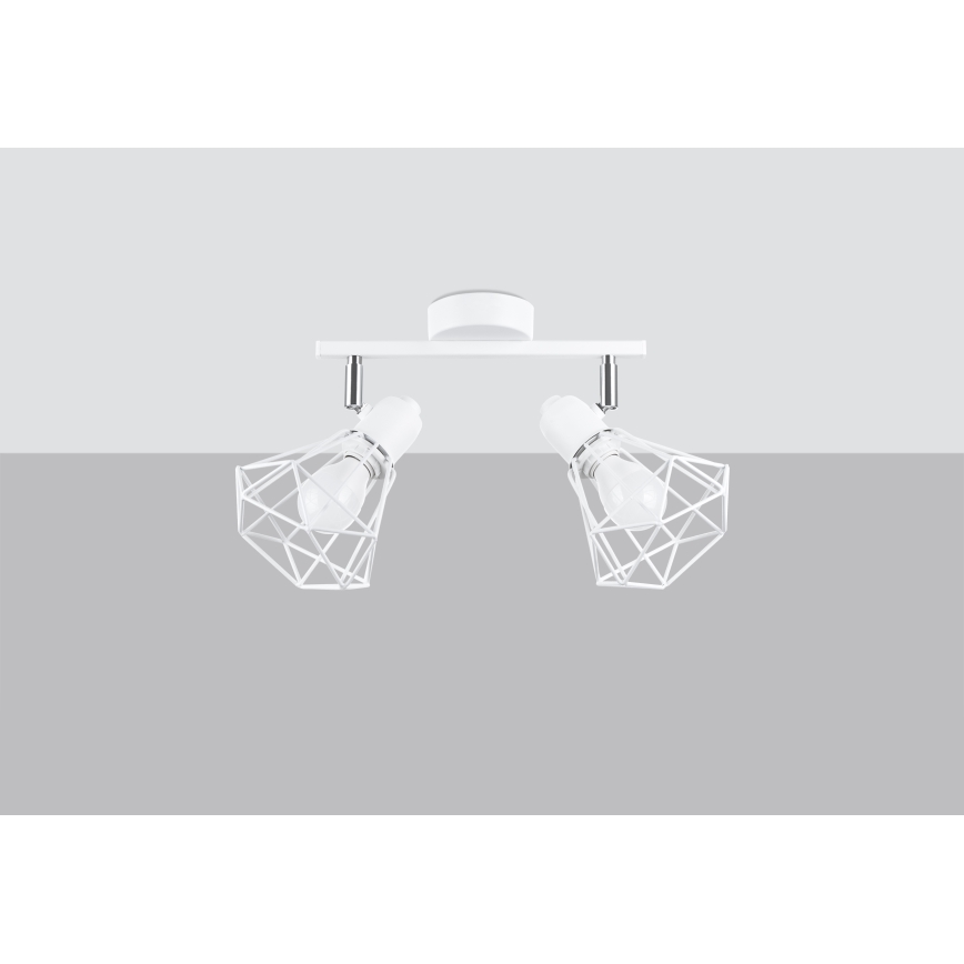 Kohtvalgusti ARTEMIS 2xE14/40W/230V valge