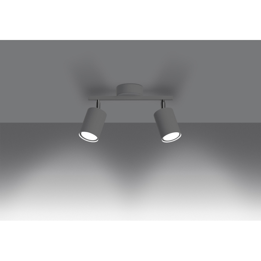 Kohtvalgusti LEMMI 2xGU10/40W/230V valge