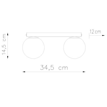 Laevalgusti YOLI 2xG9/12W/230V valge