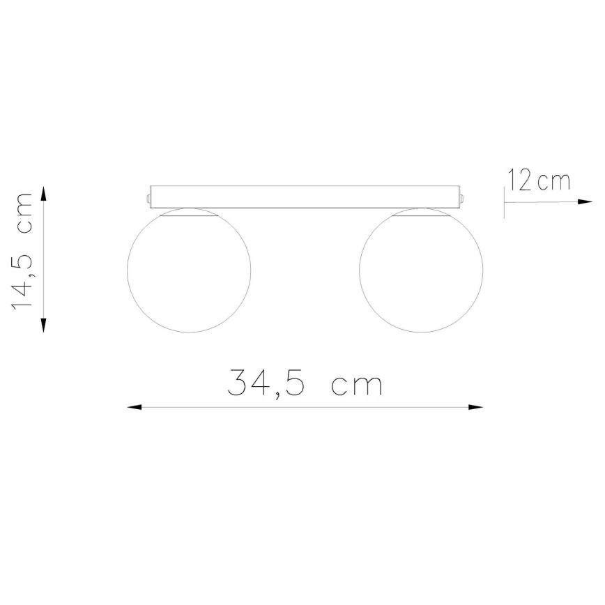 Laevalgusti YOLI 2xG9/12W/230V valge