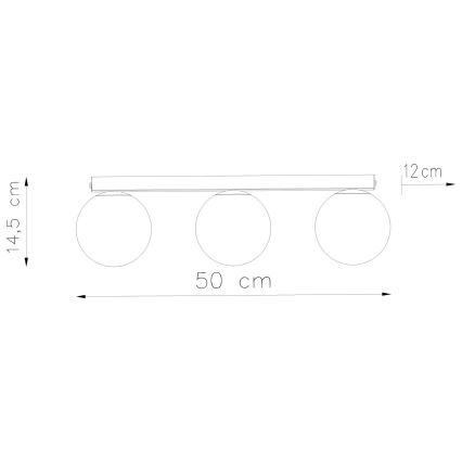 Laevalgusti YOLI 3xG9/12W/230V must