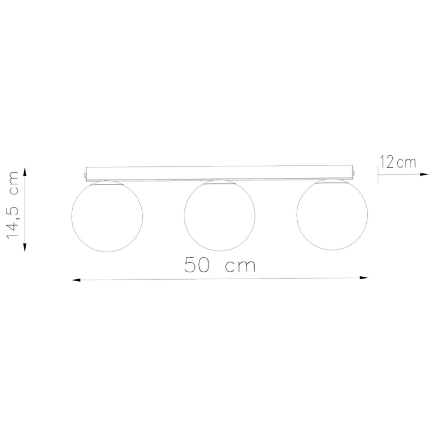 Laevalgusti YOLI 3xG9/12W/230V must