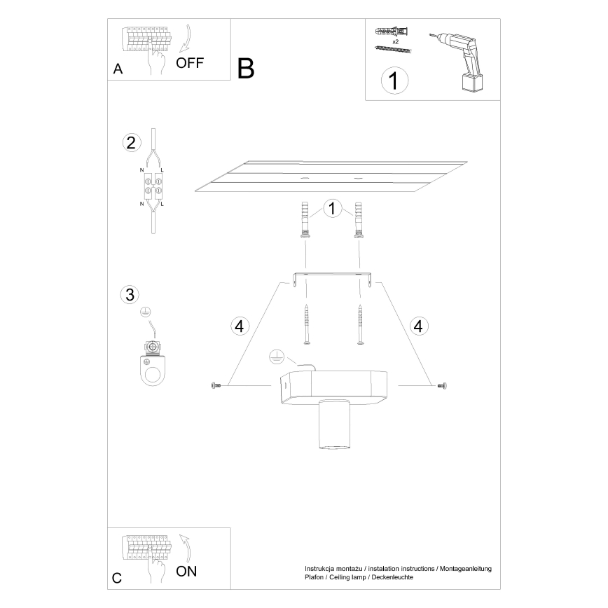 Kohtvalgusti TAVO 1xE27/15W/230V betoon