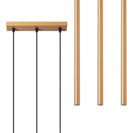 Lühter PASTELO 3xG9/8W/230V kuldne