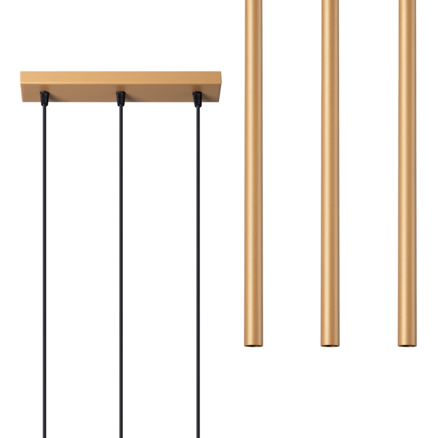 Lühter PASTELO 3xG9/8W/230V kuldne