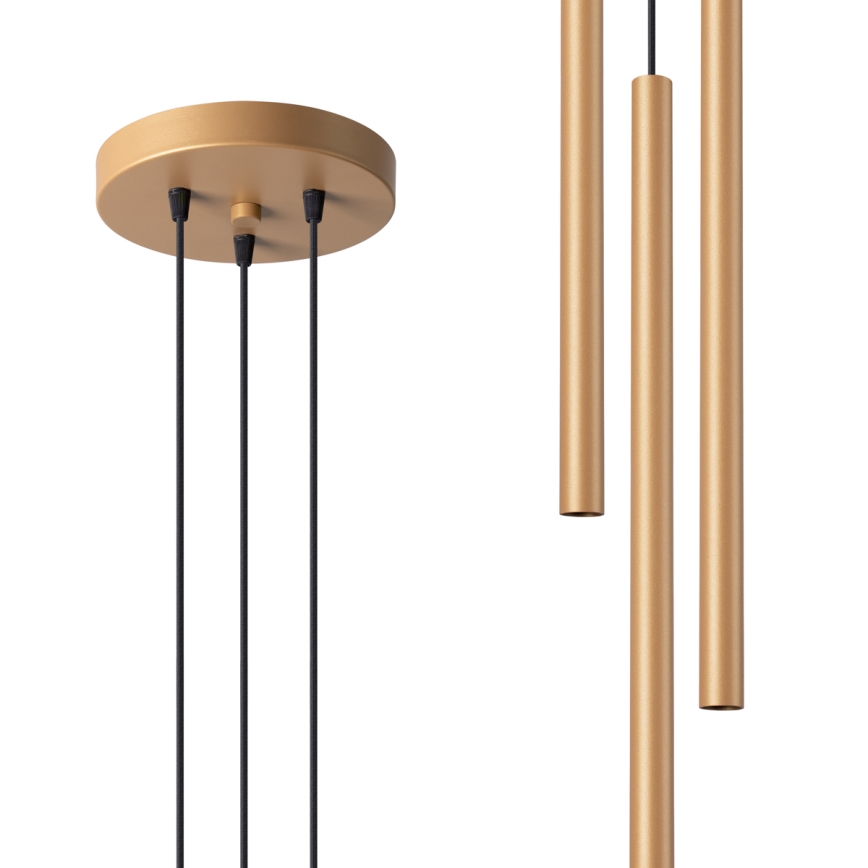 Lühter PASTELO 3xG9/8W/230V kuldne